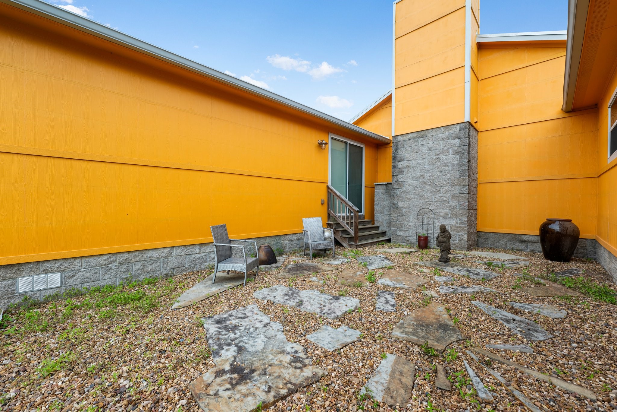 4569 Gloster Lane Sealy, TX 77474 - Photo 34 of 49 Your own garden to create the perfect level of zen while enjoying the elements of nature. The perfect spot to ground yourself.