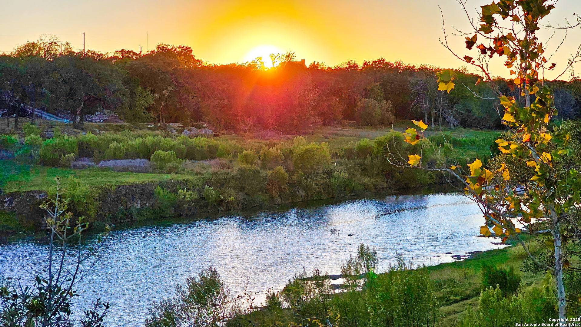 a view of a street with a building in the background