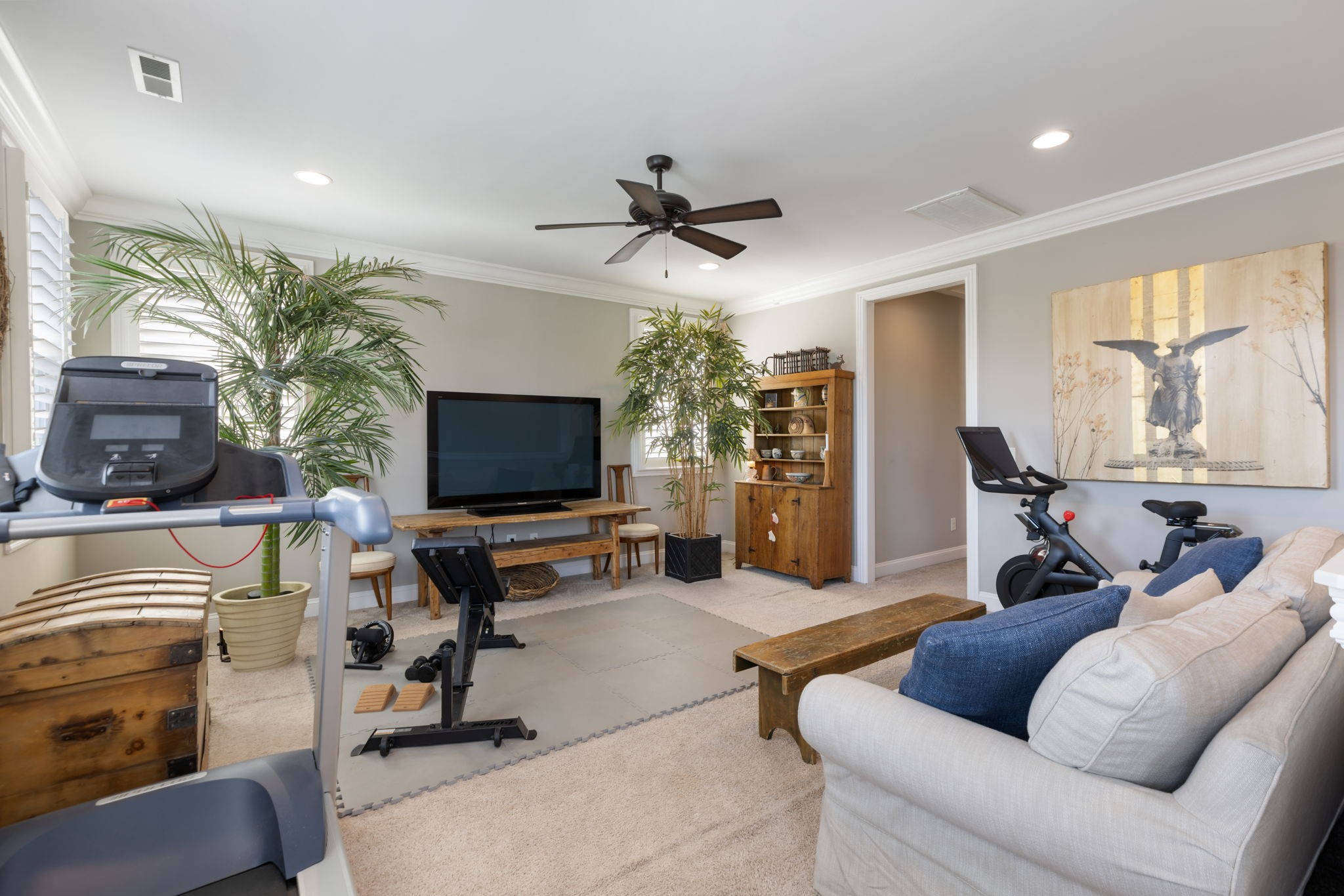 320 Fitzgerald Street Franklin, TN 37064 - Photo 48 of 64 a living room with furniture and a flat screen tv
