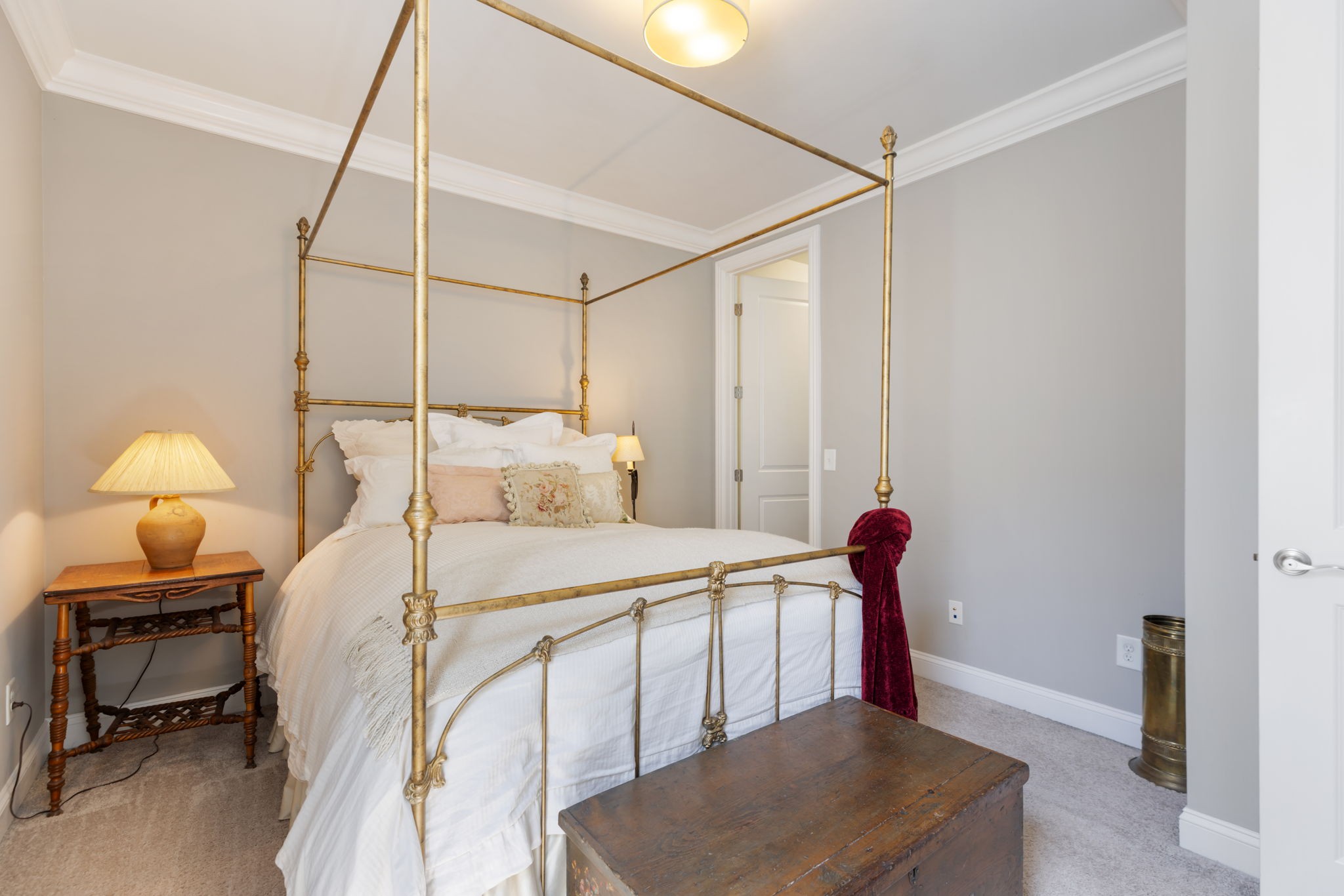 320 Fitzgerald Street Franklin, TN 37064 - Photo 57 of 64 a bedroom with a bed and a lamp on the table