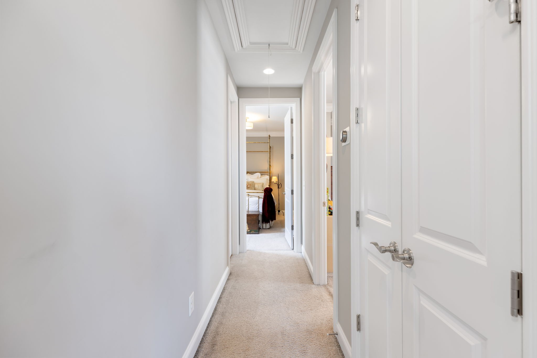 320 Fitzgerald Street Franklin, TN 37064 - Photo 59 of 64 a view of a hallway with closet and wooden floor