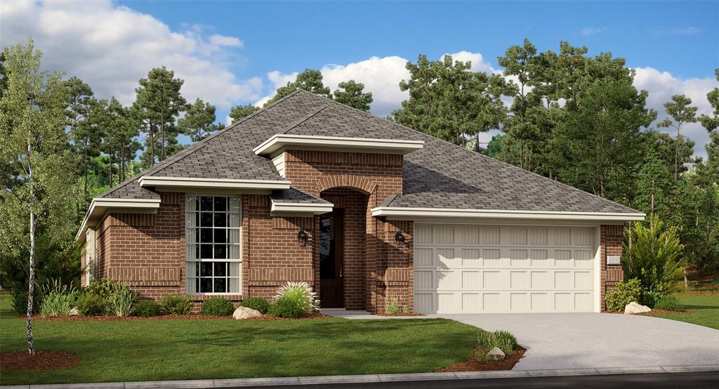 130 Starfall Drive Princeton, TX 75407 - Photo 1 of 1 View of front facade featuring a garage and a front lawn