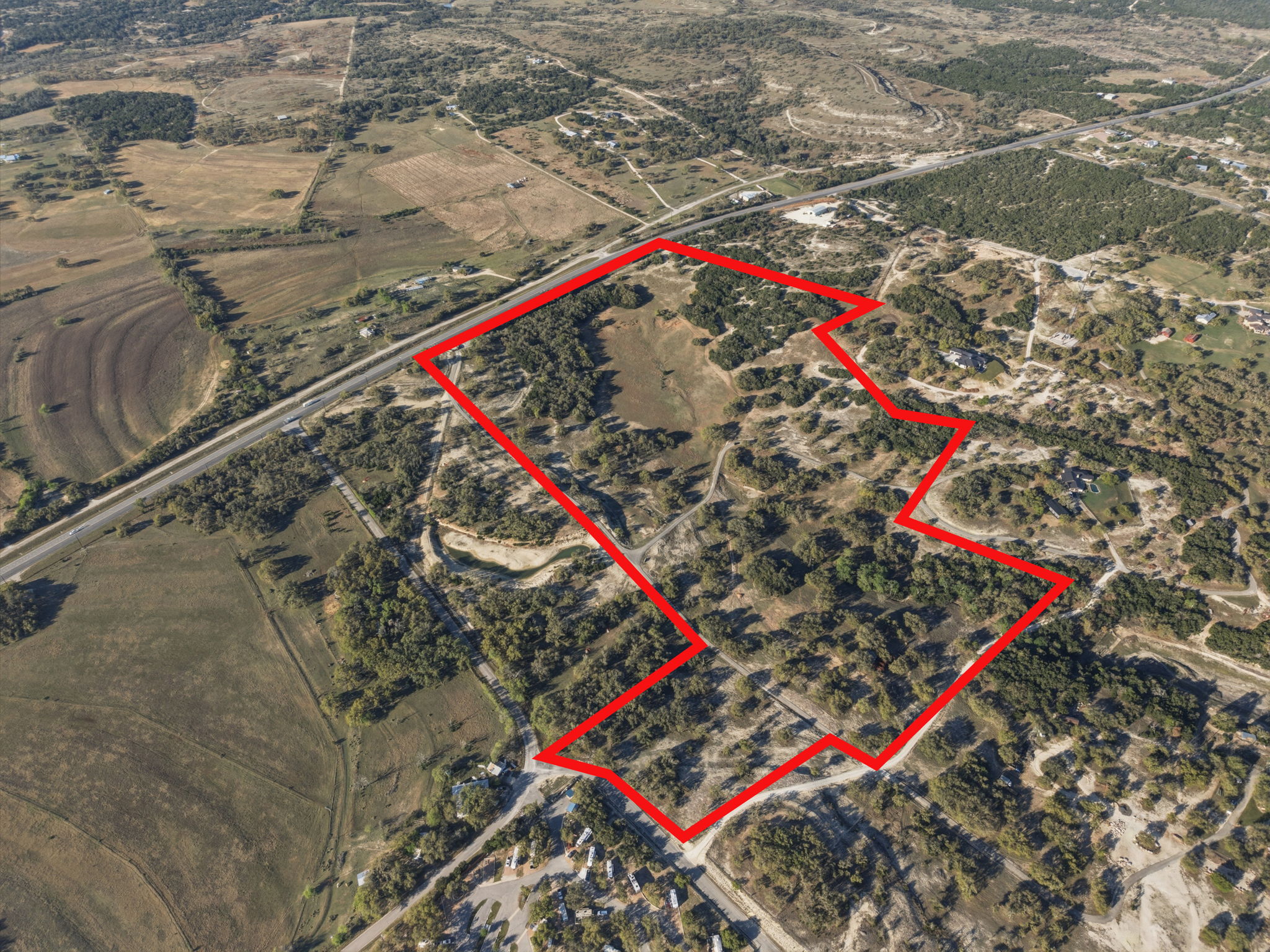 7890 Highway 290 Dripping Springs, TX 78620 - Photo 1 of 33 Map / location with property boundaries highlighted
