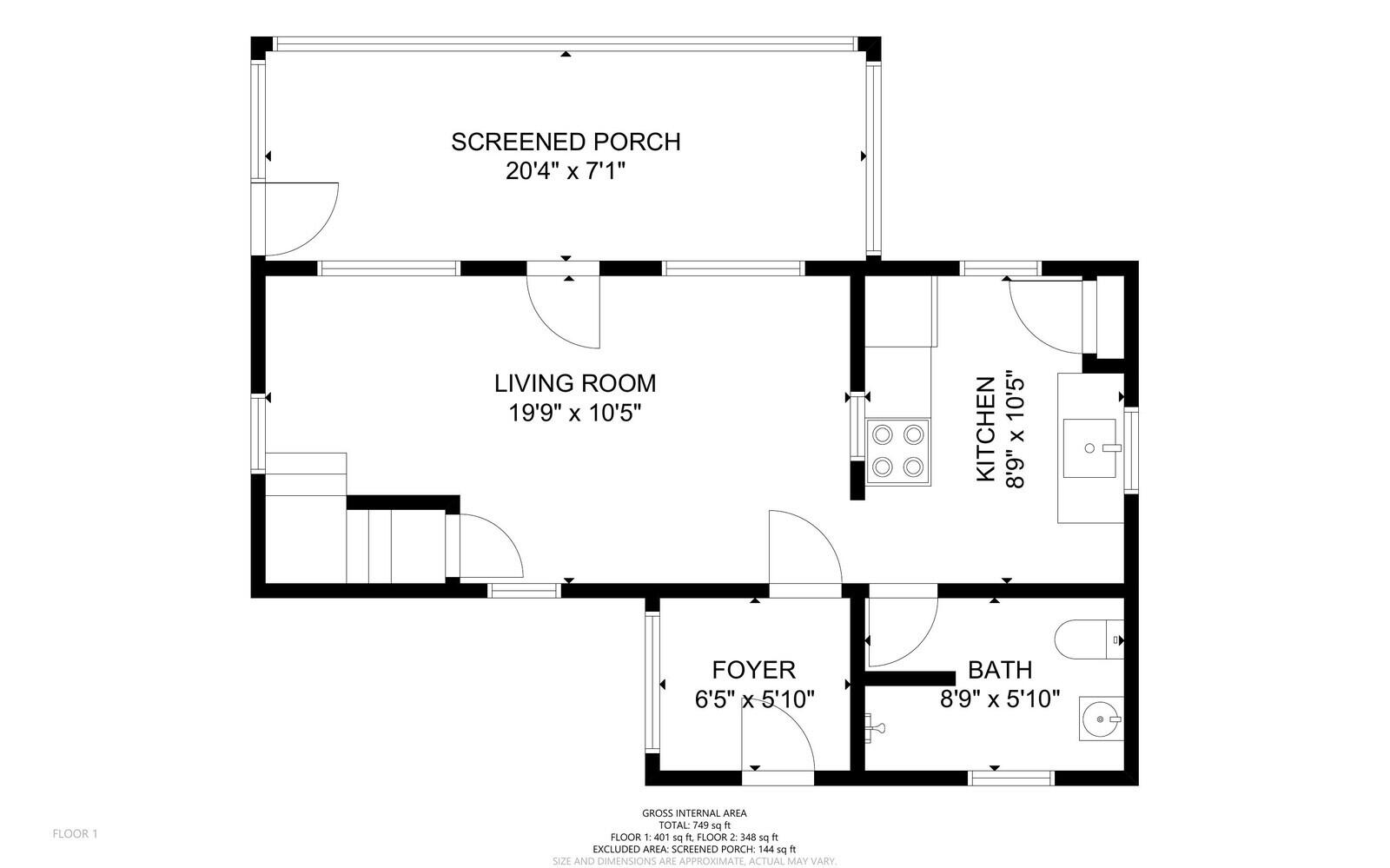 22 Brann Drive Readfield, ME 04355 - Photo 59 of 84 1ST FLOOR PLAN