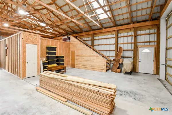 a view of backyard with a flat screen tv