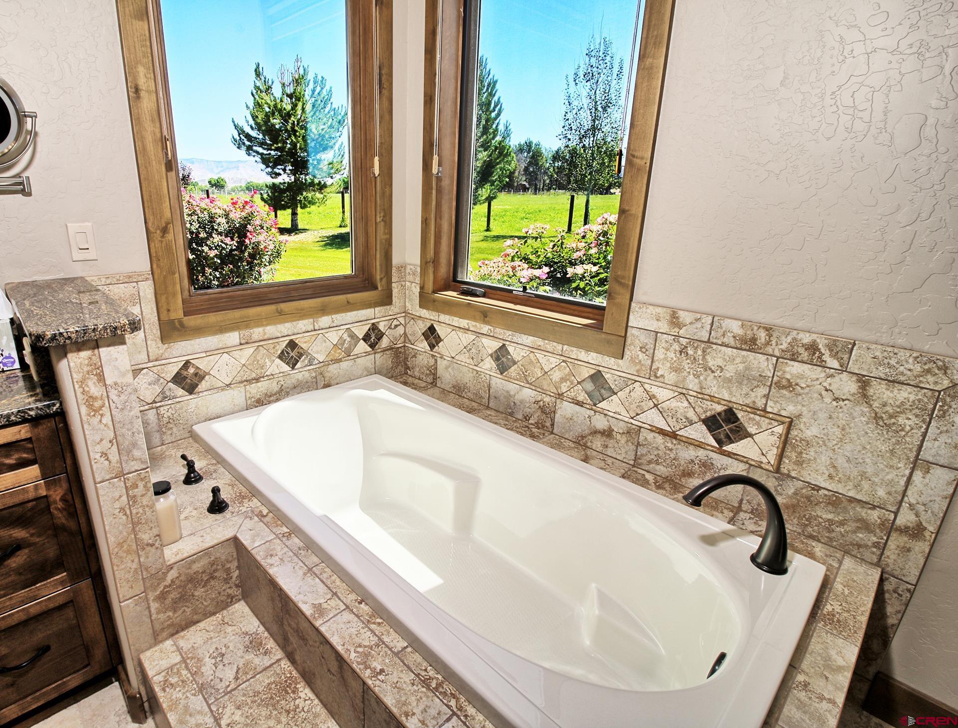 971 24 Road Grand Junction, CO 81505 - Photo 21 of 43 a bath tub sitting in a bathroom next to a window