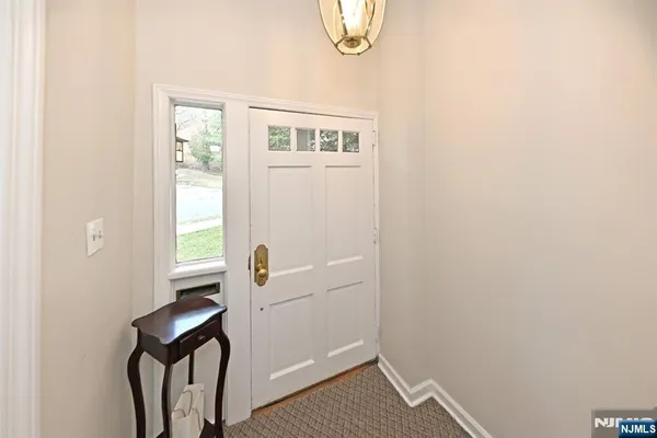 a view of an front door