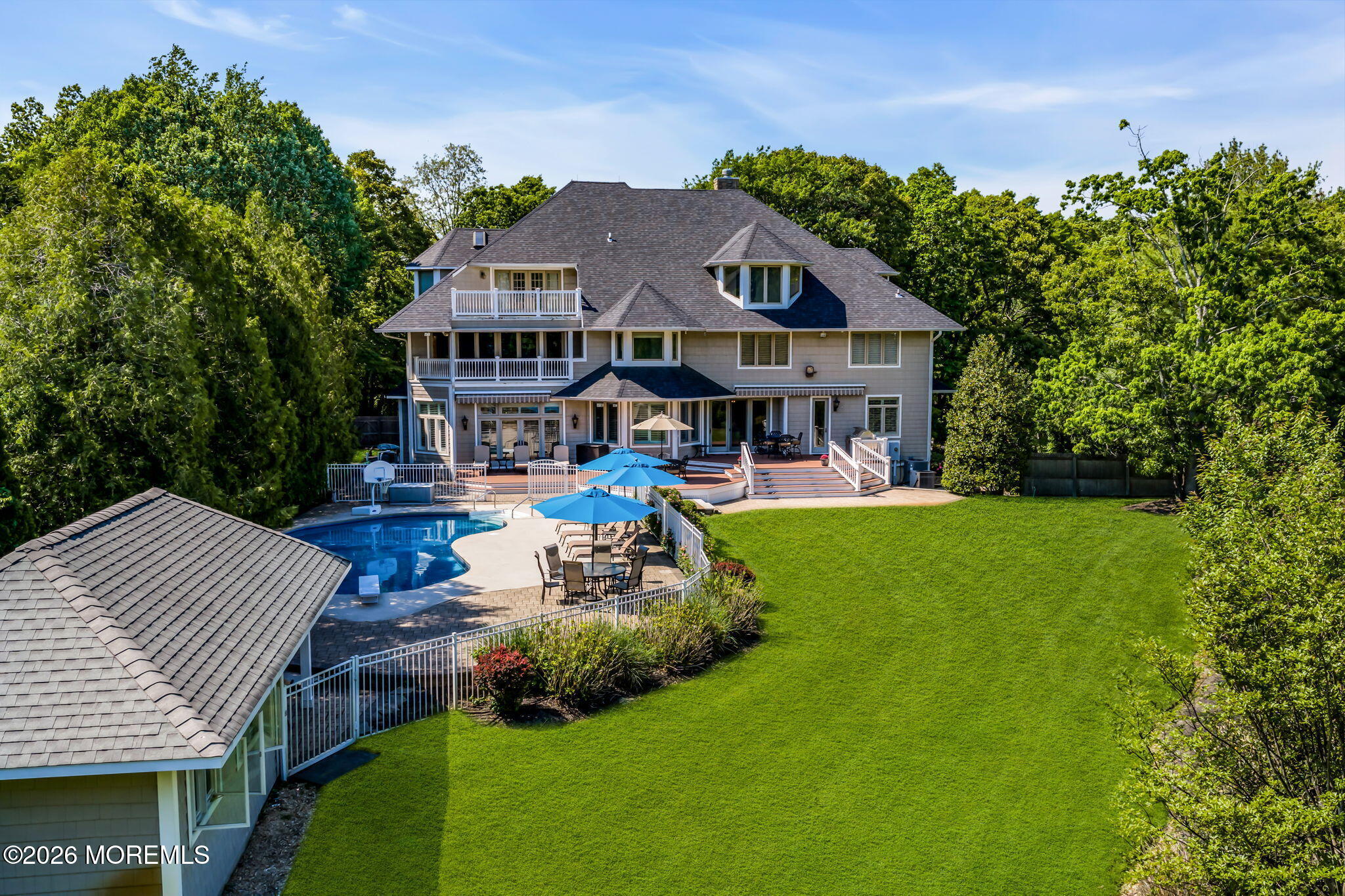 672 Winding River Road Brick, NJ 08724 - Photo 88 of 111 a front view of a house with garden and patio