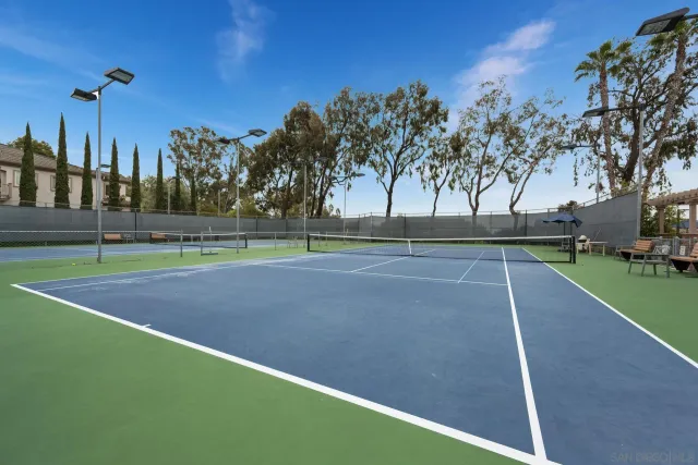 a view of a tennis court