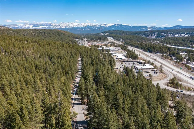 a view of a lake with a mountain in the background