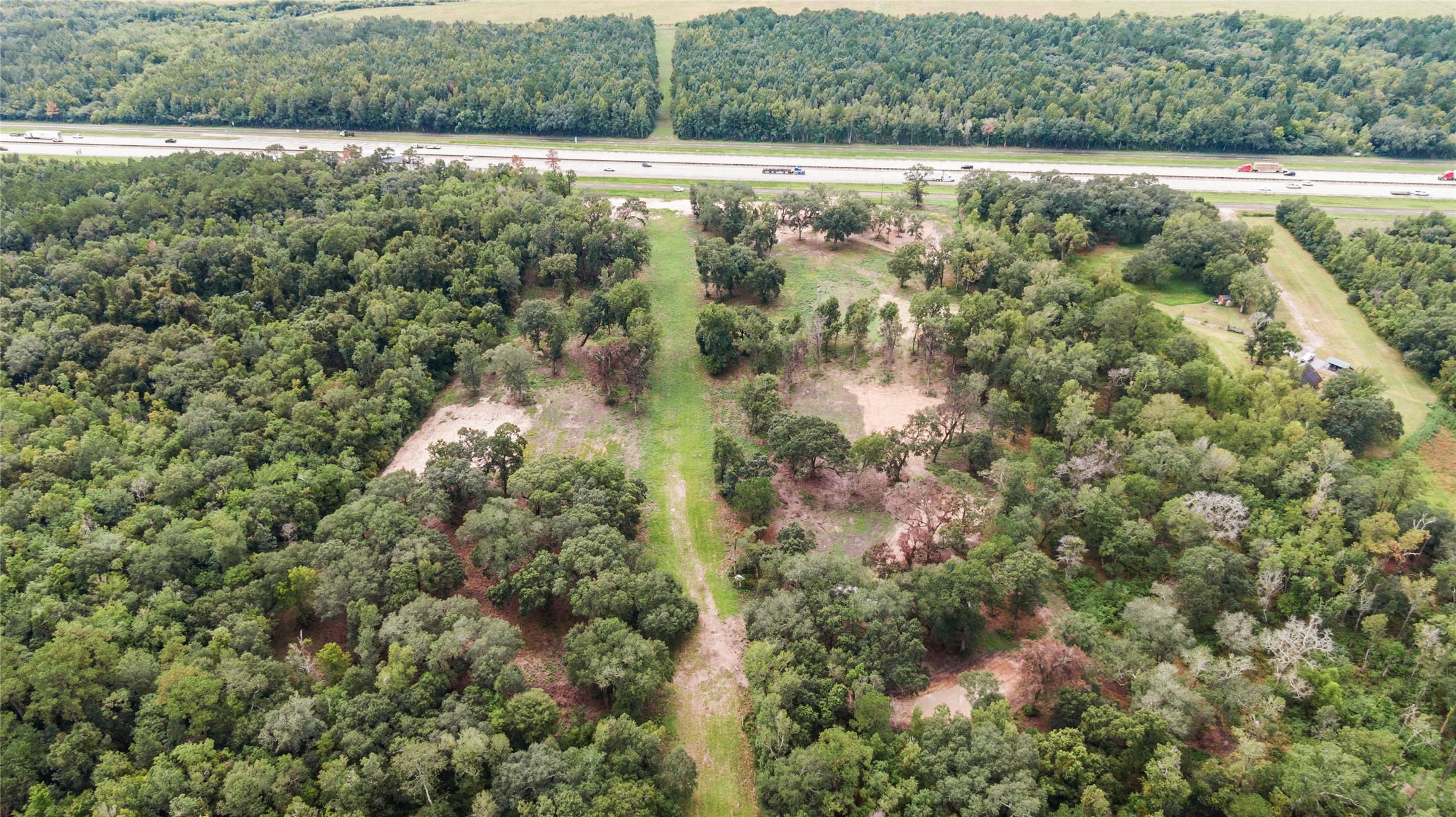 31901 Interstate 10 Hankamer, TX 77560 - Photo 6 of 12 a view of a forest with a lake