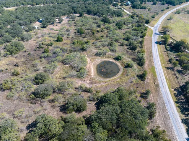 a view of a bunch of trees in a field