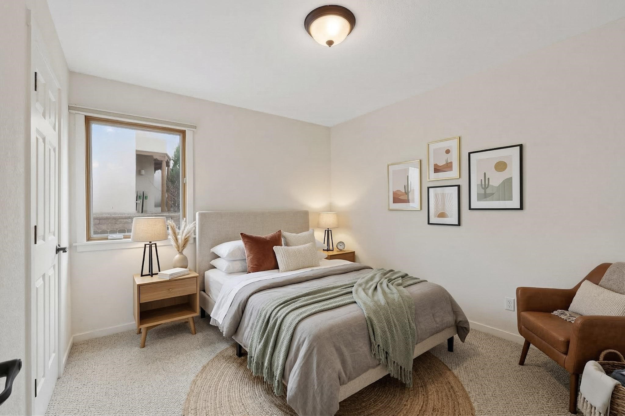 601 West San Mateo Road, Unit 76 Santa Fe, NM 87505 - Photo 17 of 24 digitally staged bedroom1