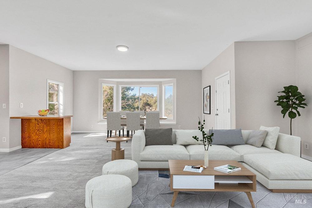 4785 Highway 12 Santa Rosa, CA 95409 - Photo 14 of 80 a living room with furniture and a large window
