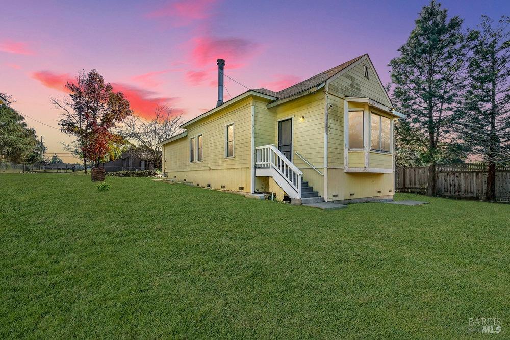 4785 Highway 12 Santa Rosa, CA 95409 - Photo 42 of 80 a view of a house with backyard and garden