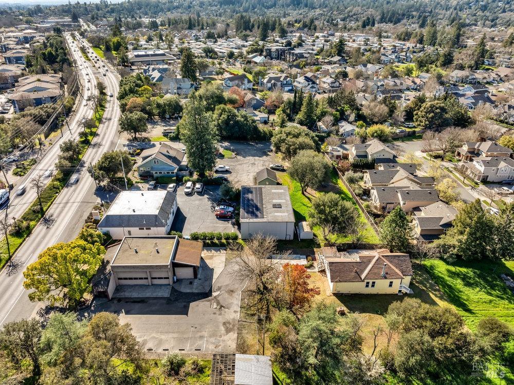 4785 Highway 12 Santa Rosa, CA 95409 - Photo 77 of 80 an aerial view of a house with a yard