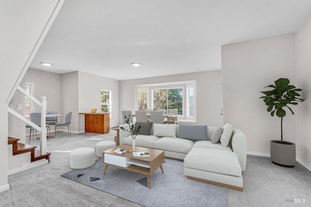 4785 Highway 12 Santa Rosa, CA 95409 - Photo 8 of 80 a living room with furniture potted plant and a window