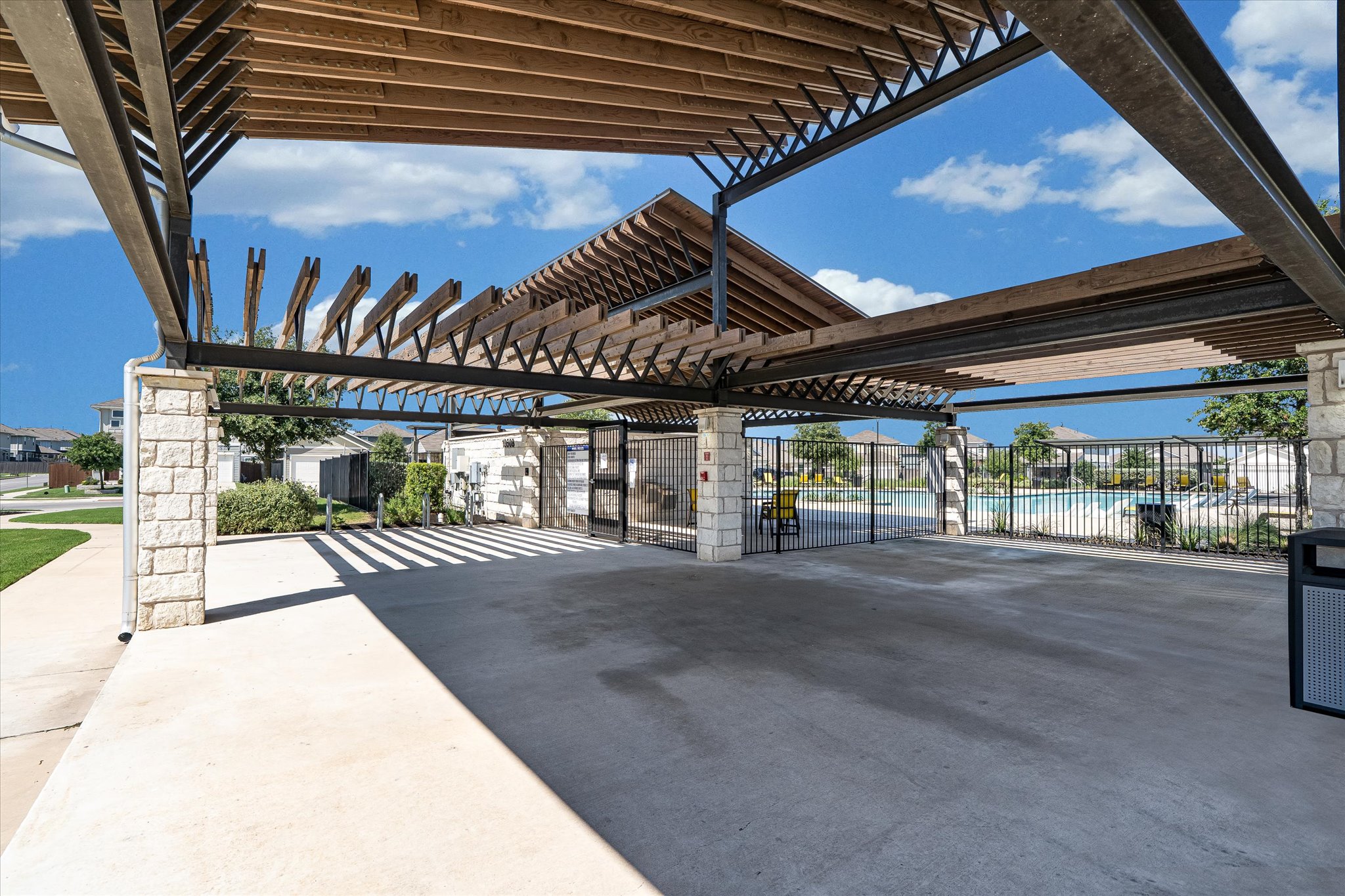 10317 Laurie Lane Austin, TX 78747 - Photo 26 of 27 Covered community pavilion with plenty of space to gather, relax, or enjoy neighborhood events.