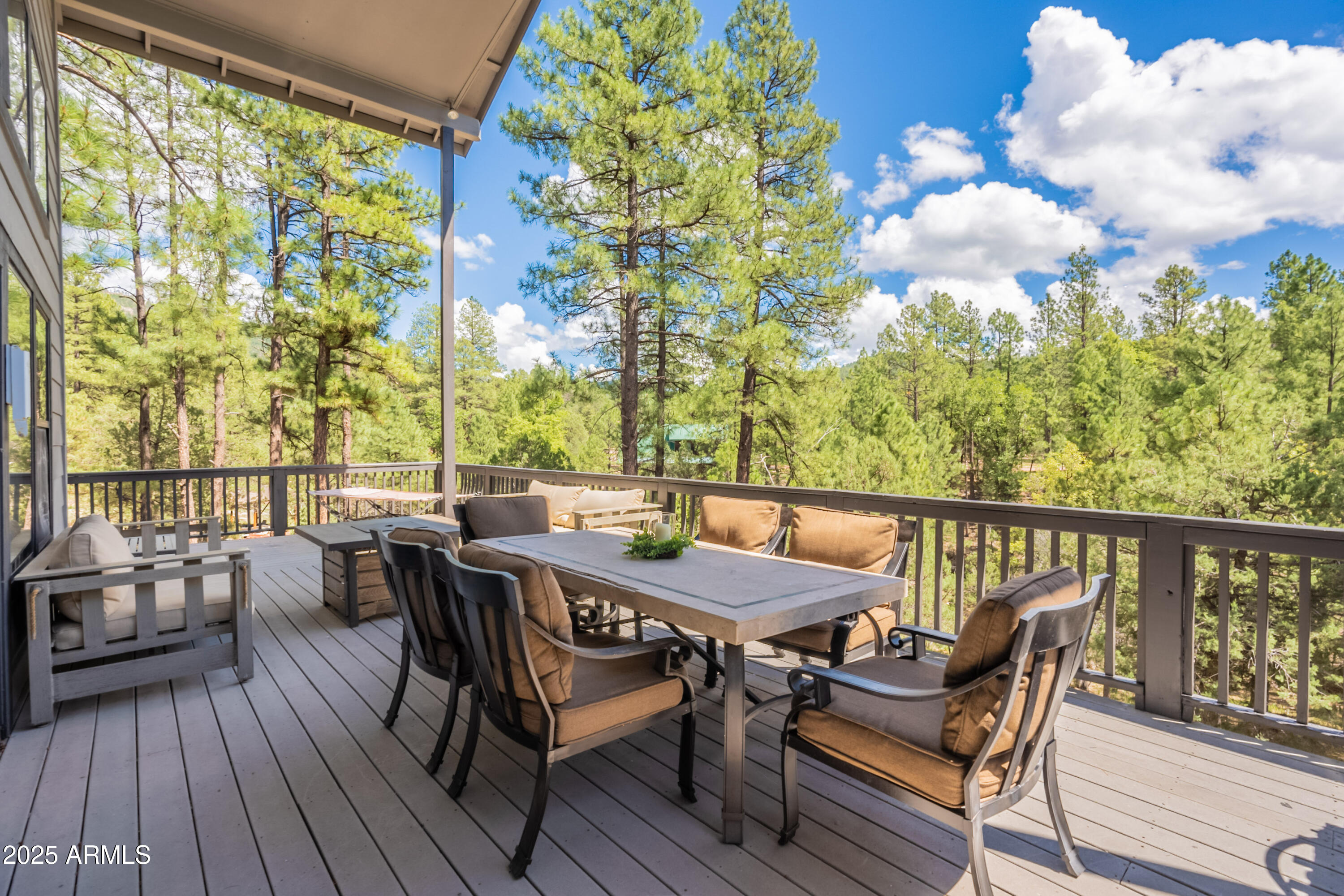 199 South Greystone Circle Payson, AZ 85541 - Photo 55 of 83 a view of a balcony with furniture
