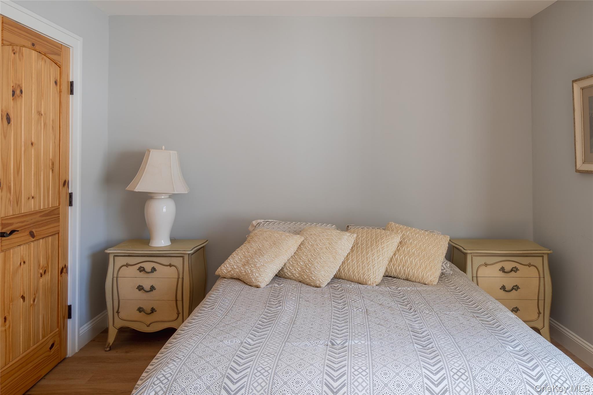 71 County Road 65, Unit 6 Windham, NY 12439 - Photo 28 of 38 a bedroom with a bed and a tv