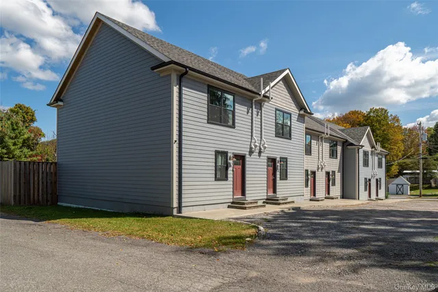 a backyard of a house