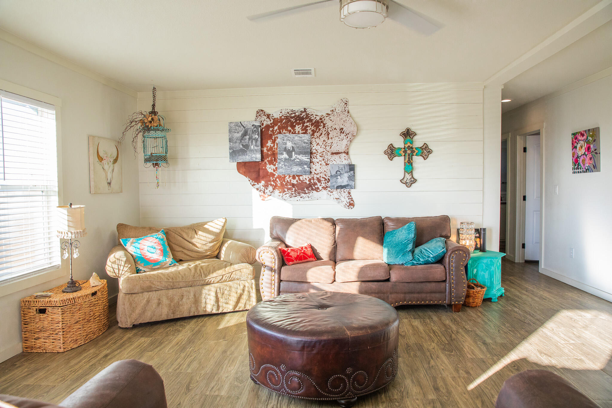 1388 Mallard Road Wilson, TX 79381 - Photo 17 of 45 a living room with furniture and a couch