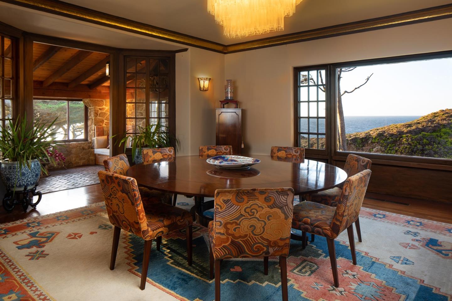 171 Spindrift Road Carmel, CA 93923 - Photo 14 of 37 a view of a dining room with furniture and window