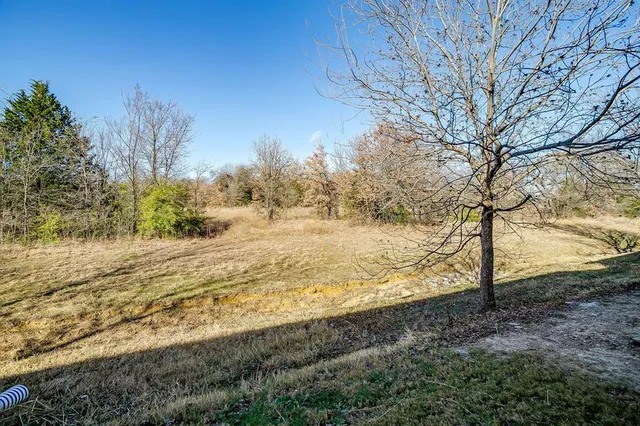 a view of mountain view with large trees