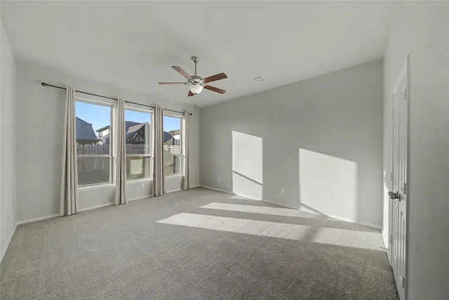 a view of small space with racks on the wall