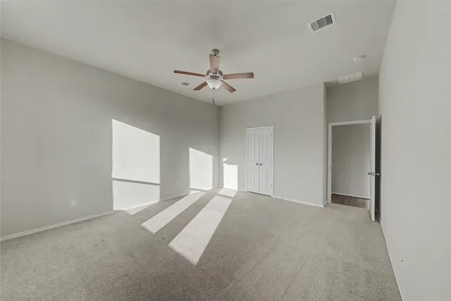 a view of a garage room