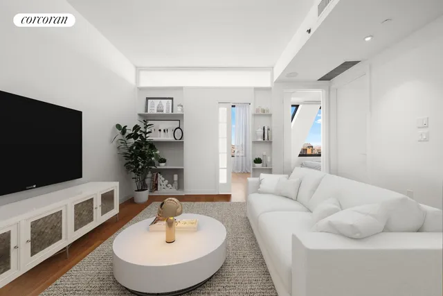 a picture of a park with a floor to ceiling window