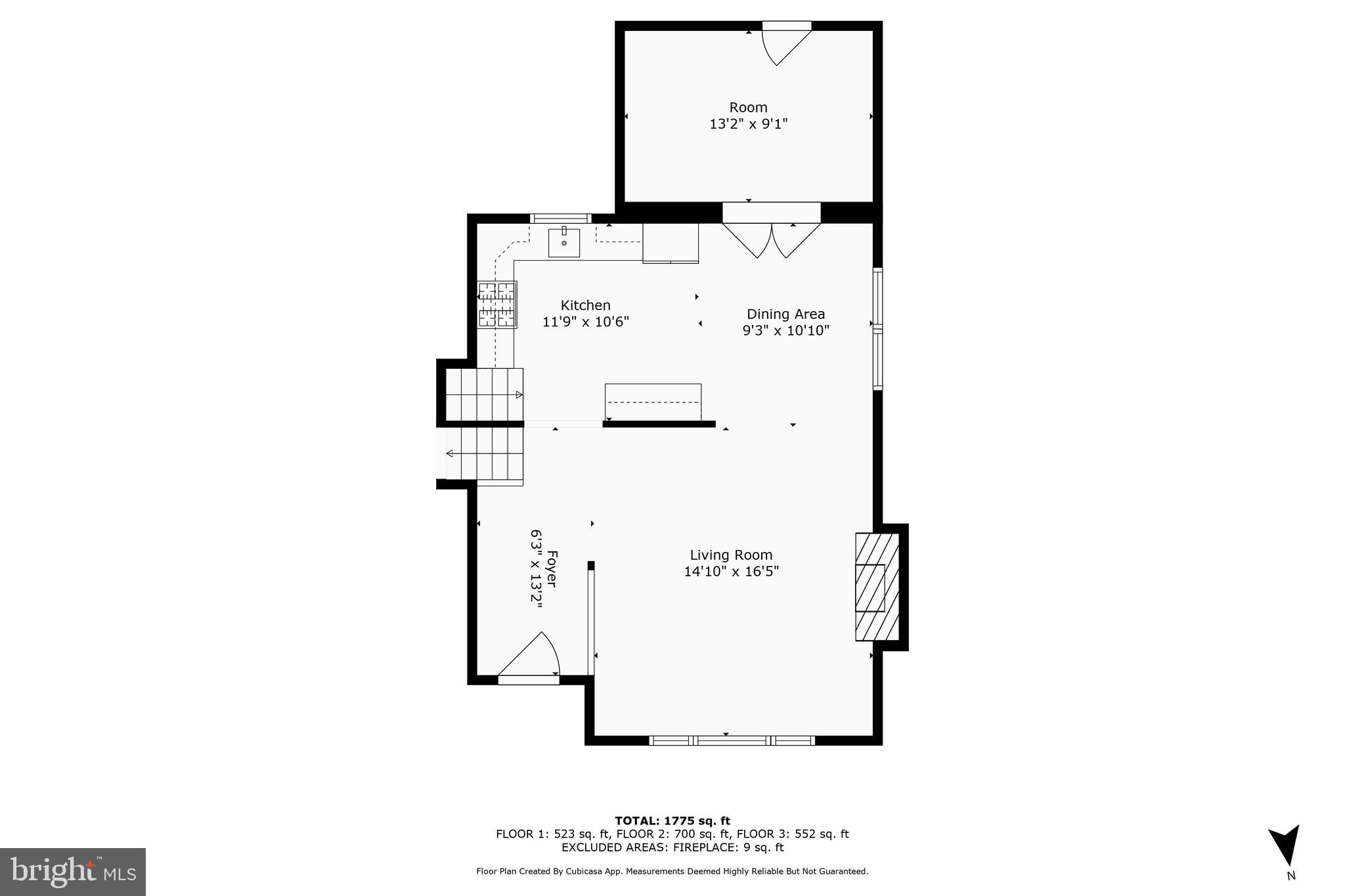 6607 Edsall Road Springfield, VA 22151 - Photo 46 of 47 a picture of a floor plan