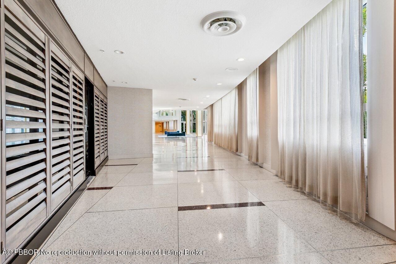 44 Cocoanut Row, Unit 120B Palm Beach, FL 33480 - Photo 35 of 42 a view of a hallway with entryway