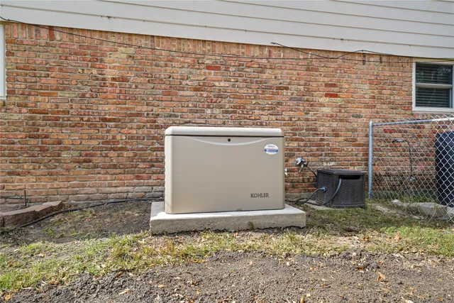 a view of a brick wall