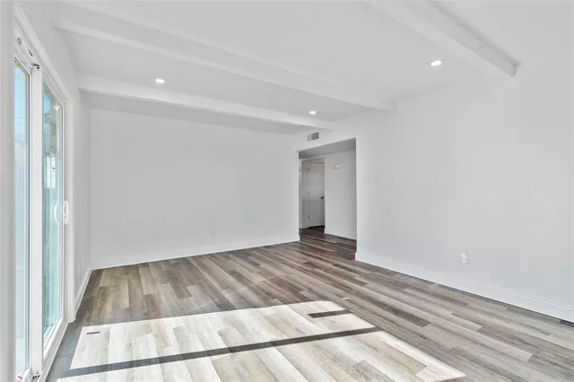 a view of an empty room