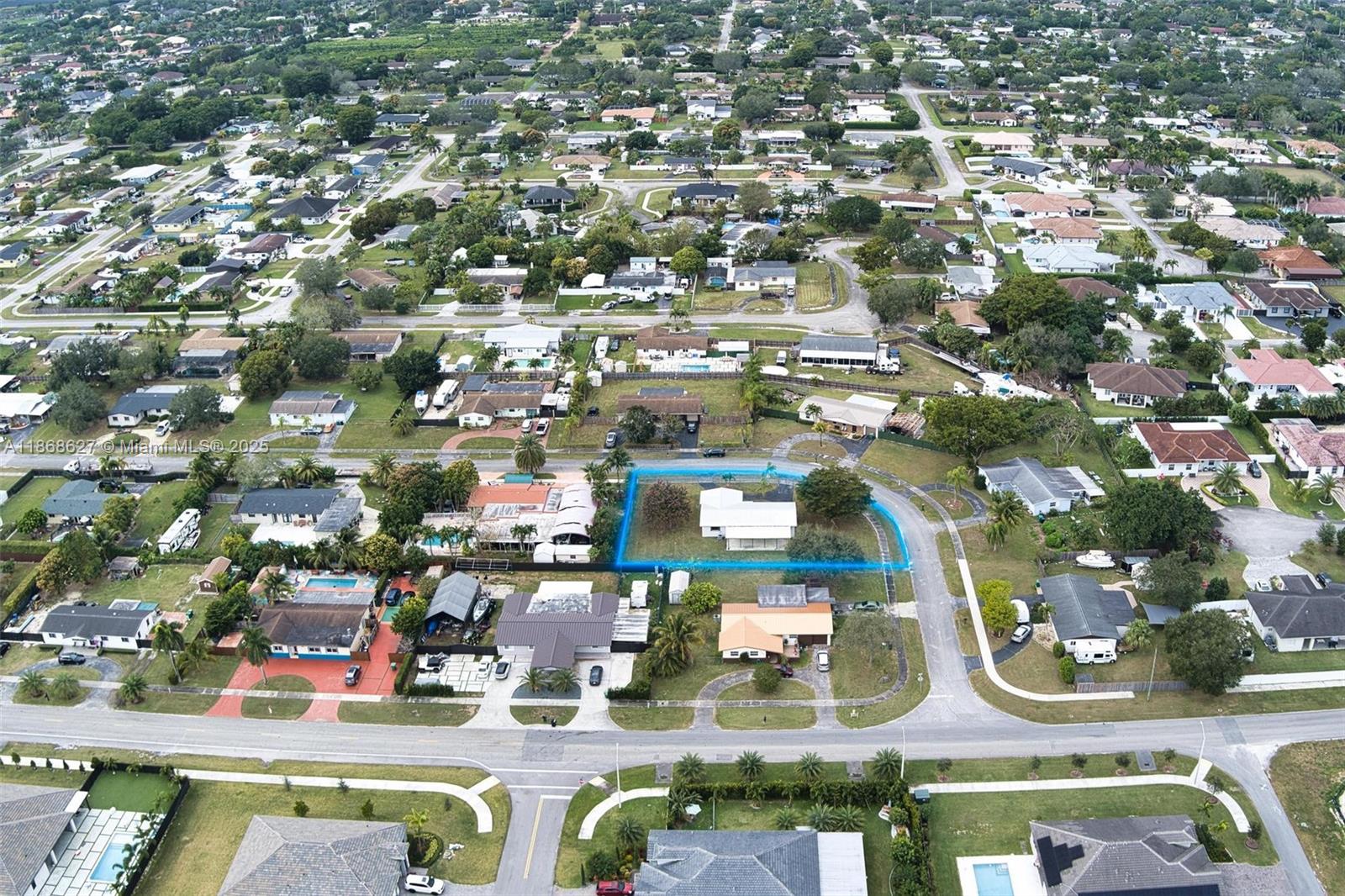 27661 Southwest 162nd Court Homestead, FL 33031 - Photo 51 of 60 an aerial view of residential houses with outdoor space