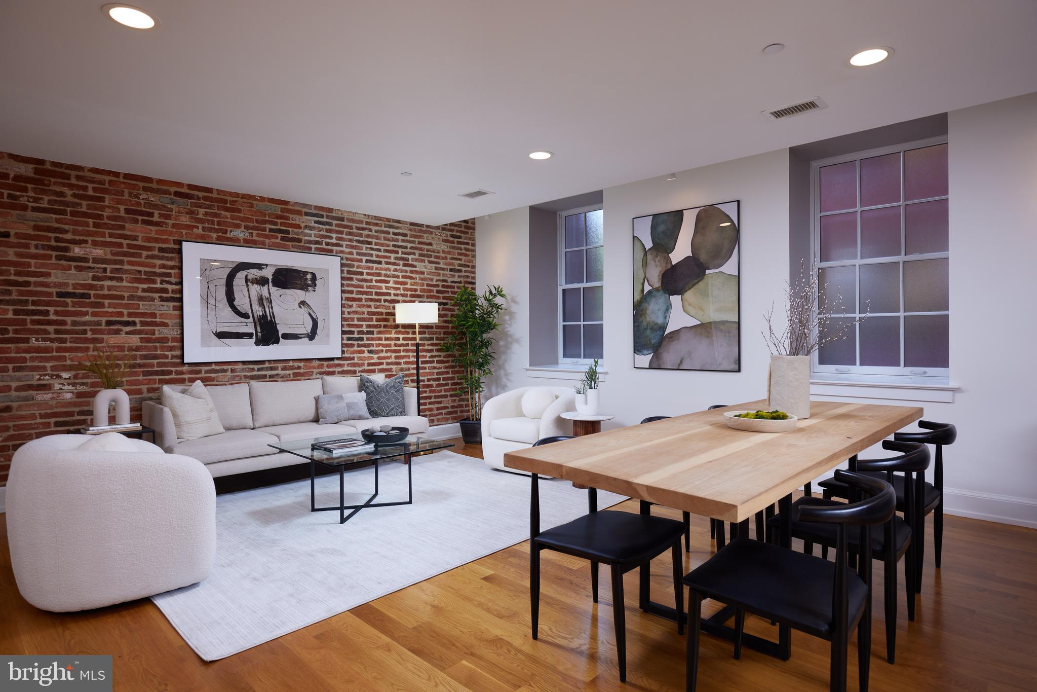215 I Street Northeast, Unit 1B Washington, DC 20002 - Photo 16 of 78 View of living and dining from near the kitchen