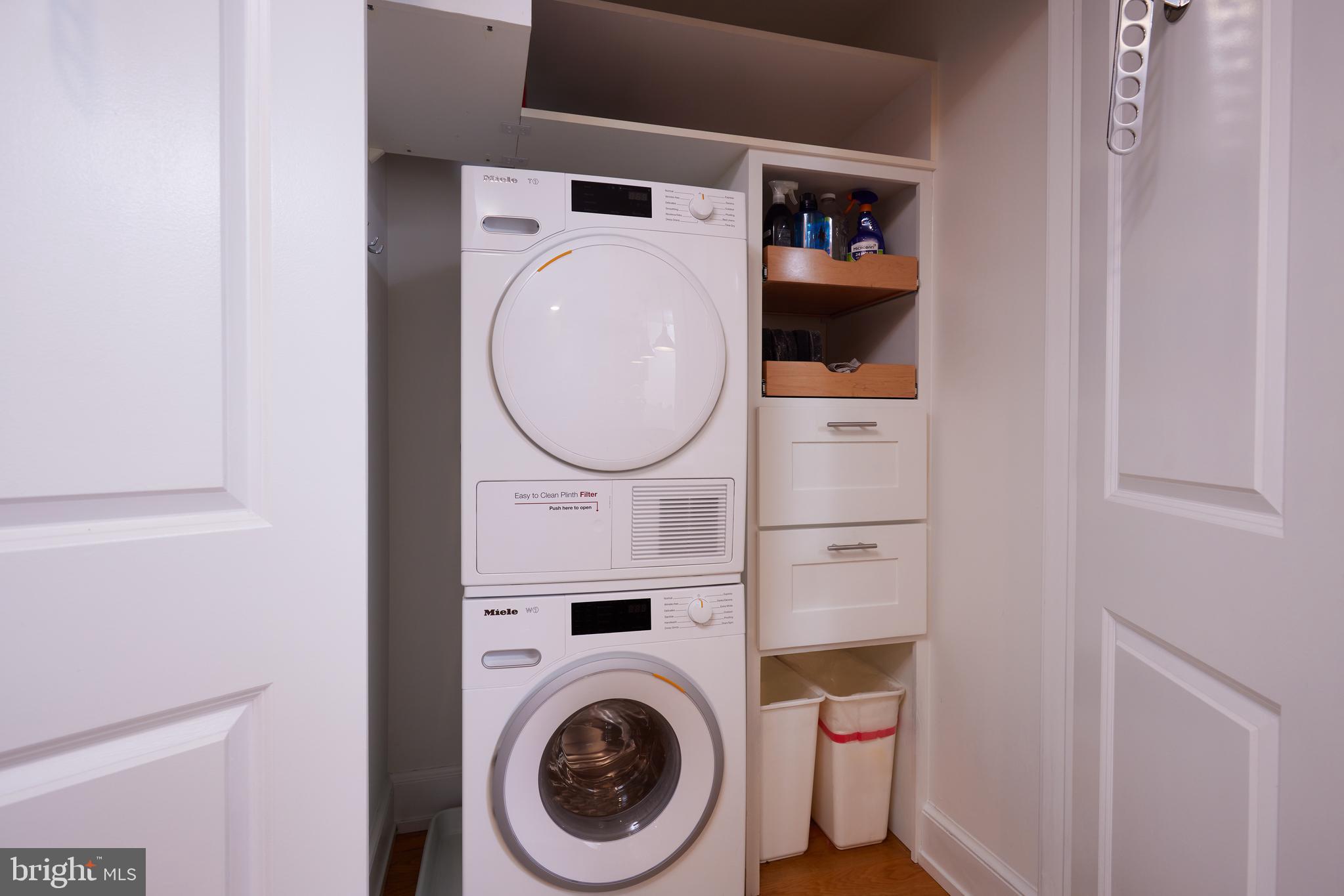 215 I Street Northeast, Unit 1B Washington, DC 20002 - Photo 26 of 78 High-efficiency Miele washer and dryer