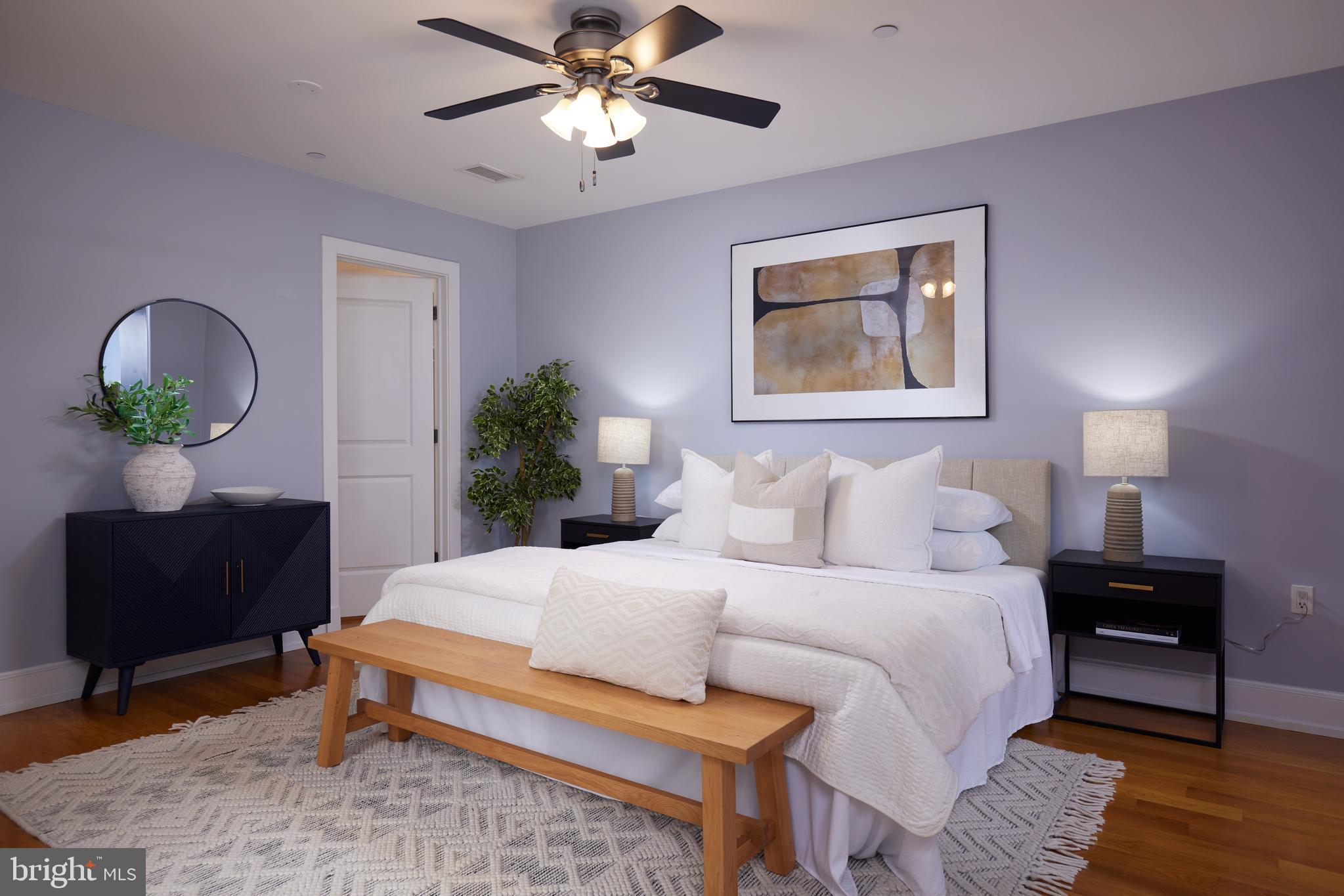 215 I Street Northeast, Unit 1B Washington, DC 20002 - Photo 32 of 78 Easily accommodates a king with room to spare