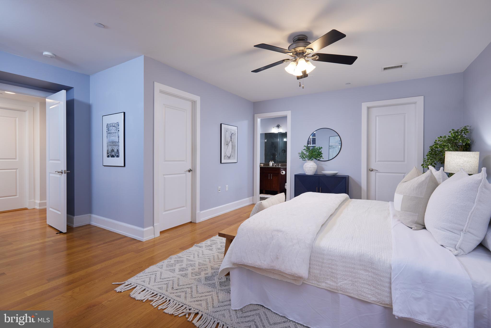 215 I Street Northeast, Unit 1B Washington, DC 20002 - Photo 36 of 78 View from office across room to primary bath