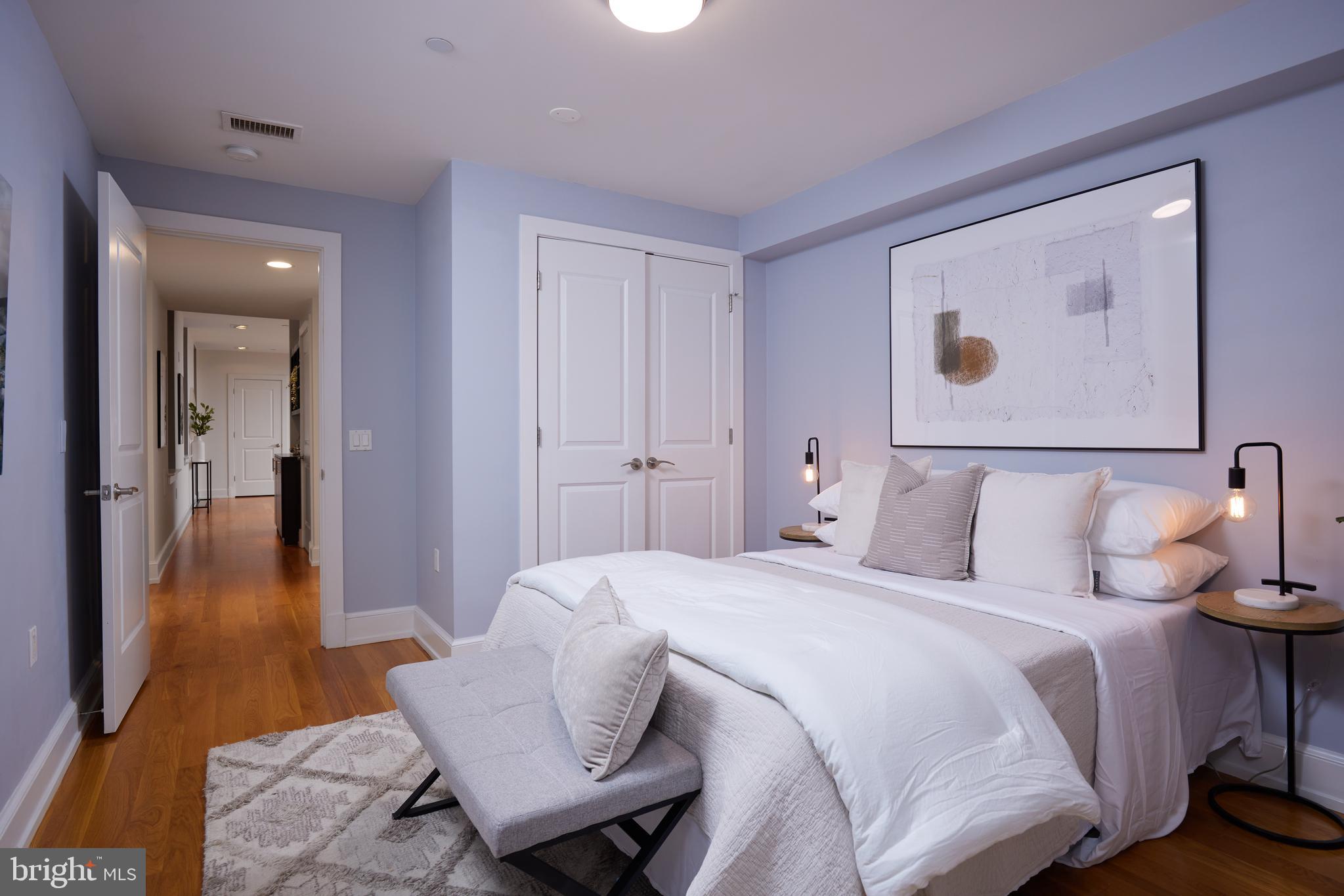215 I Street Northeast, Unit 1B Washington, DC 20002 - Photo 42 of 78 View from the 2nd bedroom toward the coat closet