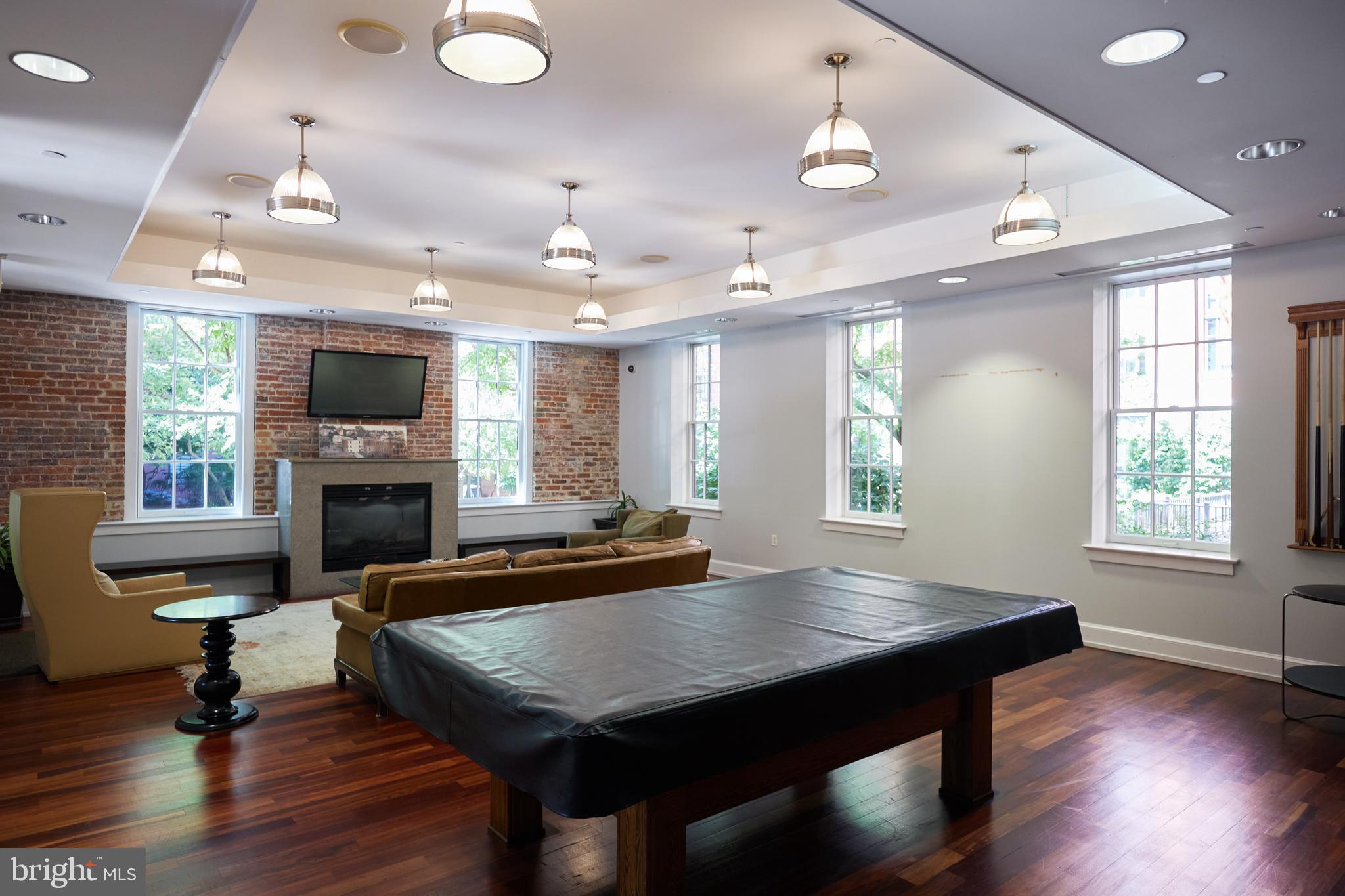 215 I Street Northeast, Unit 1B Washington, DC 20002 - Photo 46 of 78 Billiards room and lounge