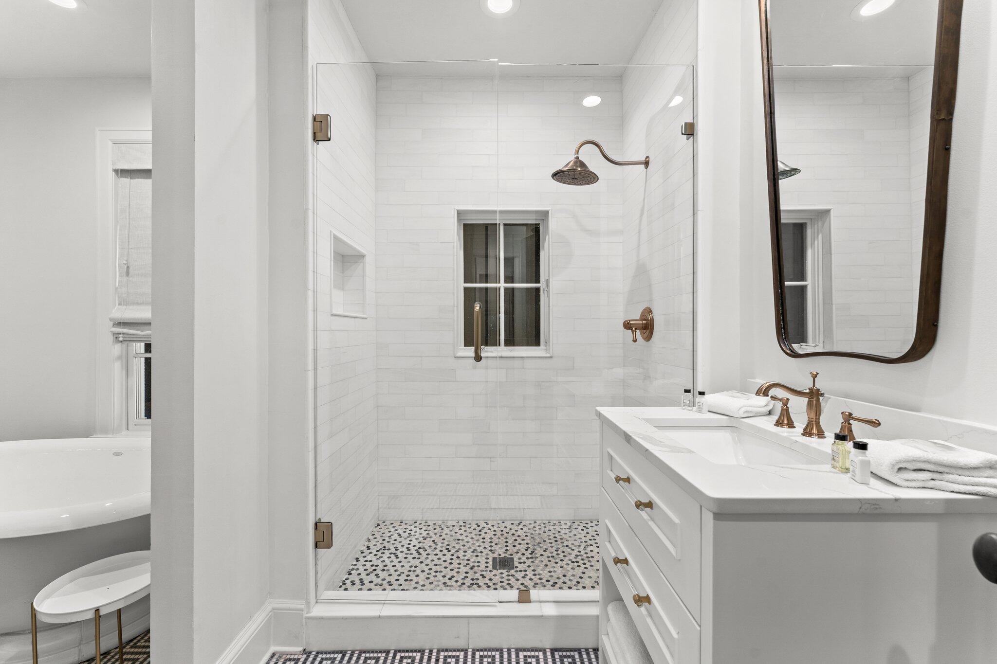 101 Round Road Rosemary Beach, FL 32461 - Photo 19 of 46 a bathroom with a sink a toilet and shower