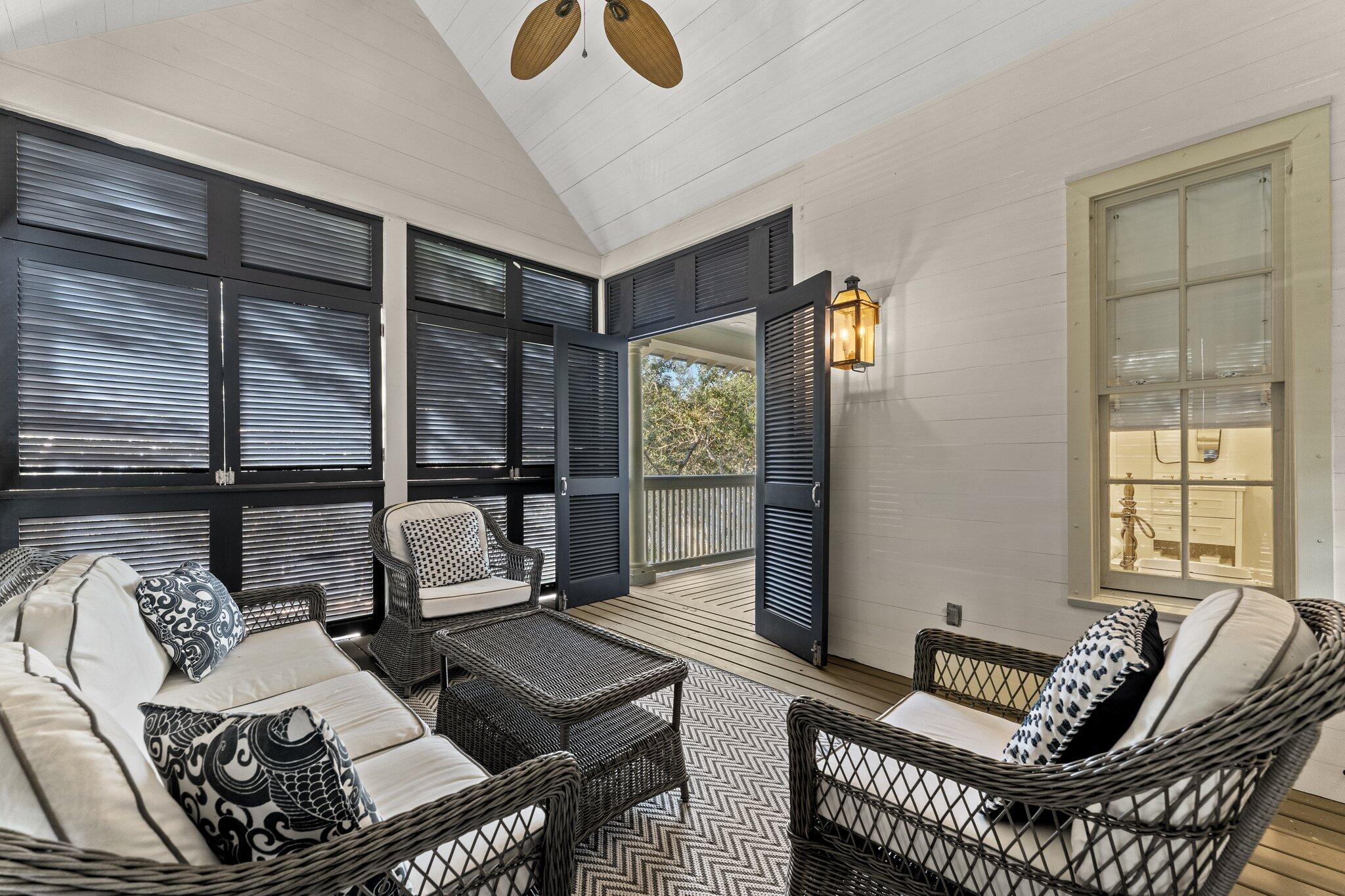 101 Round Road Rosemary Beach, FL 32461 - Photo 21 of 46 a living room with furniture and a window