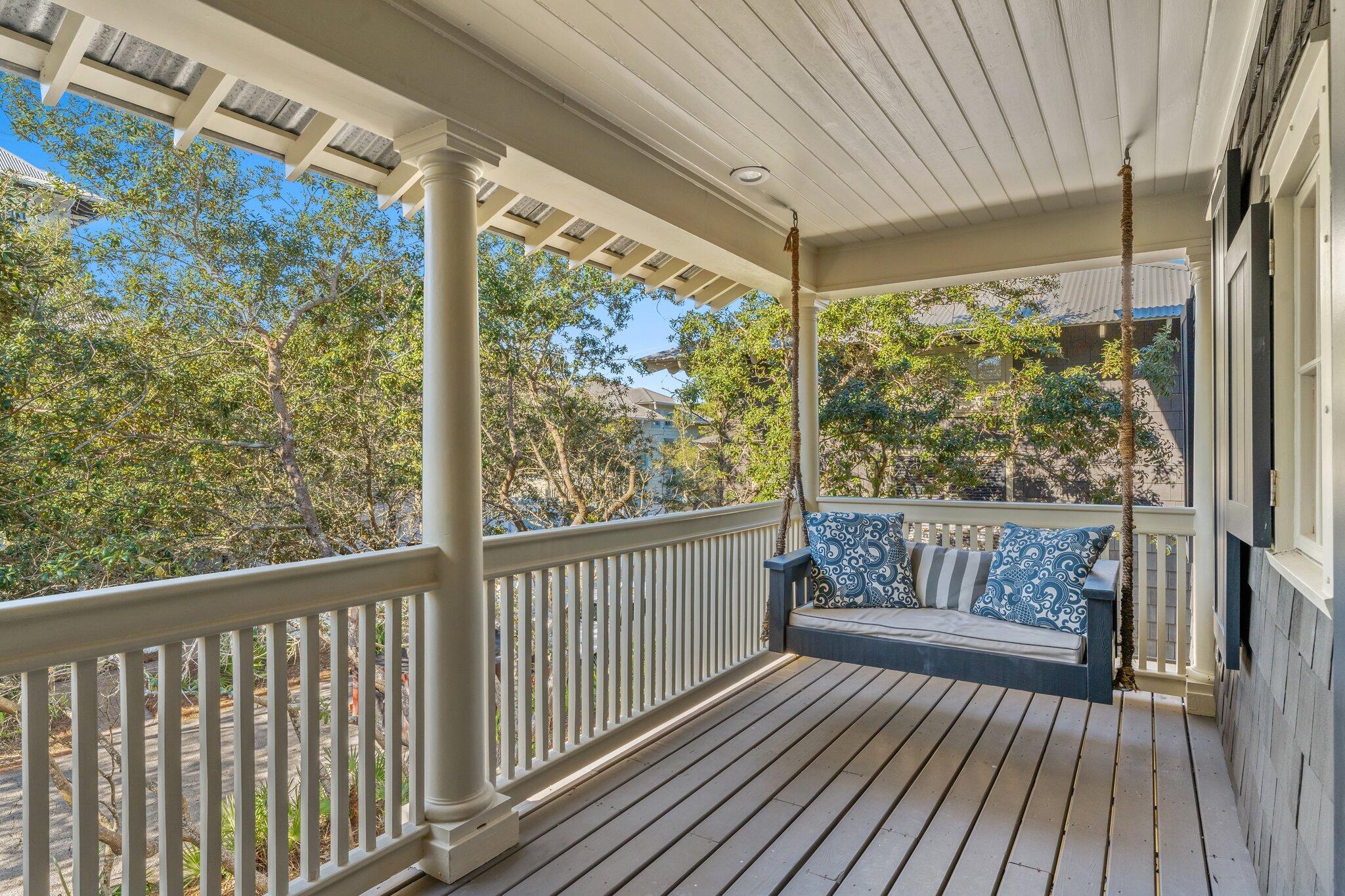 101 Round Road Rosemary Beach, FL 32461 - Photo 30 of 46 a view of a two chairs in the balcony