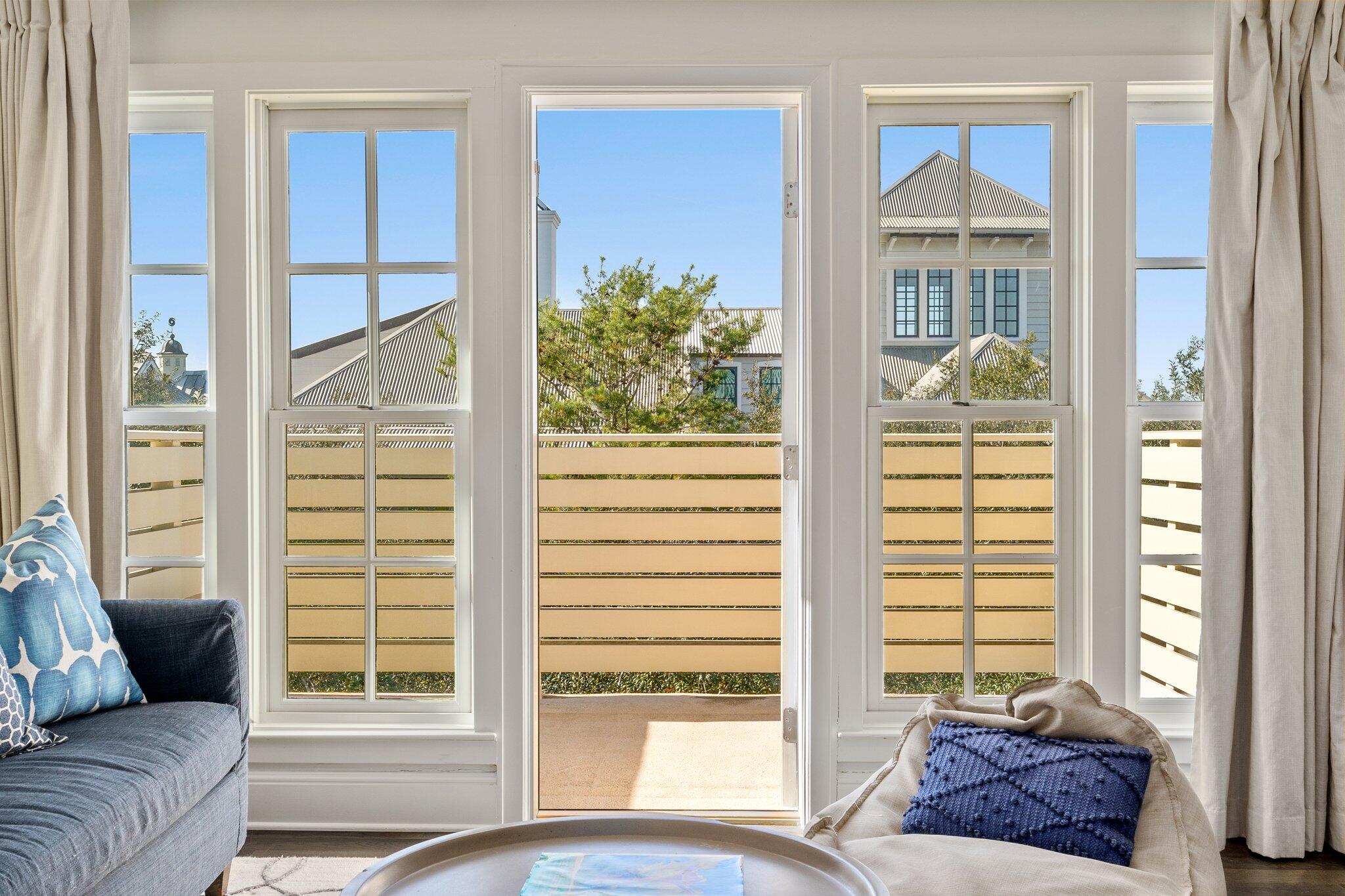 101 Round Road Rosemary Beach, FL 32461 - Photo 37 of 46 a living room with furniture and a window