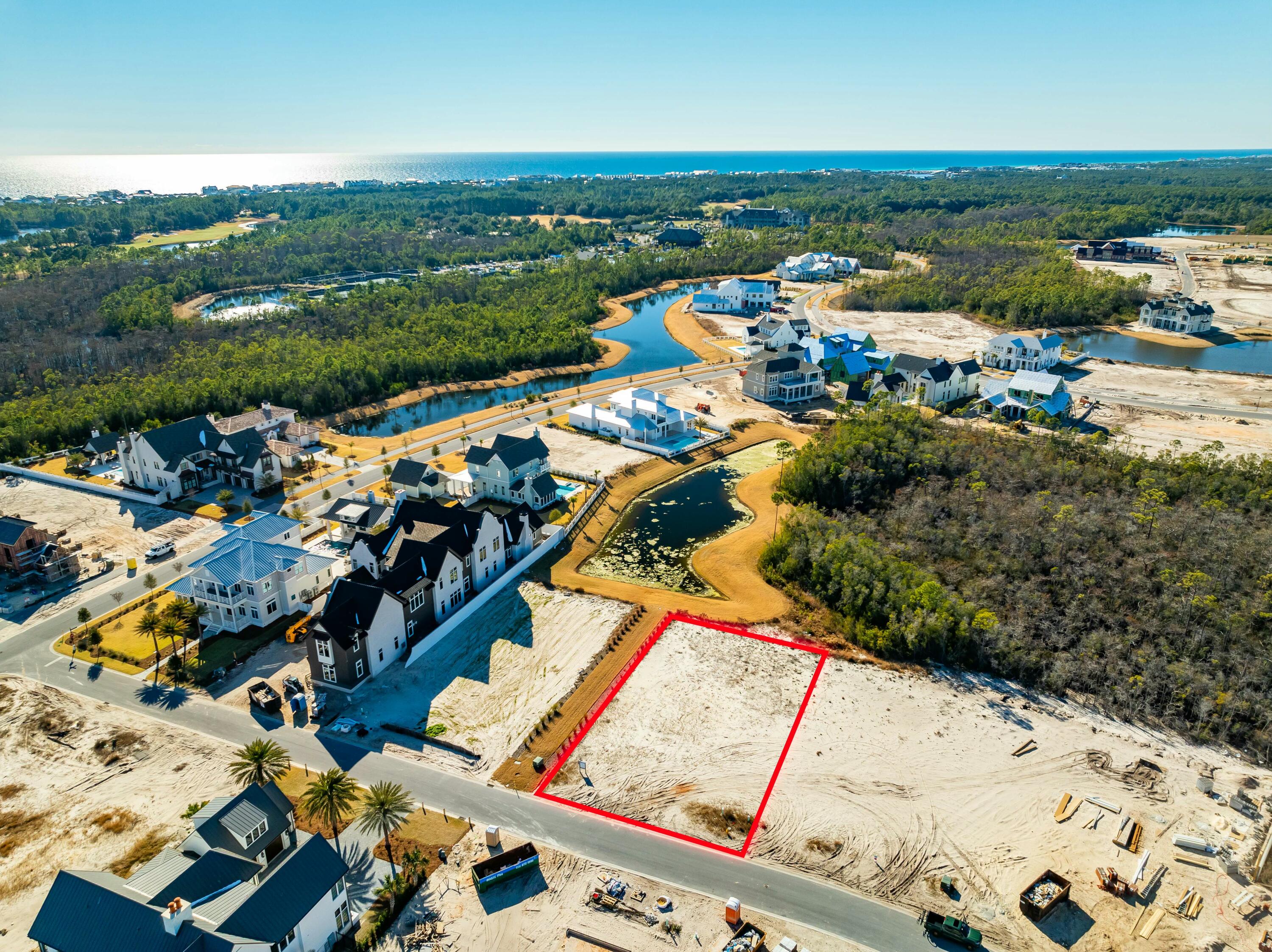 Lot 217 Quail Hollow Inlet Beach, FL 32461 - Photo 1 of 26 an aerial view of residential houses with outdoor space