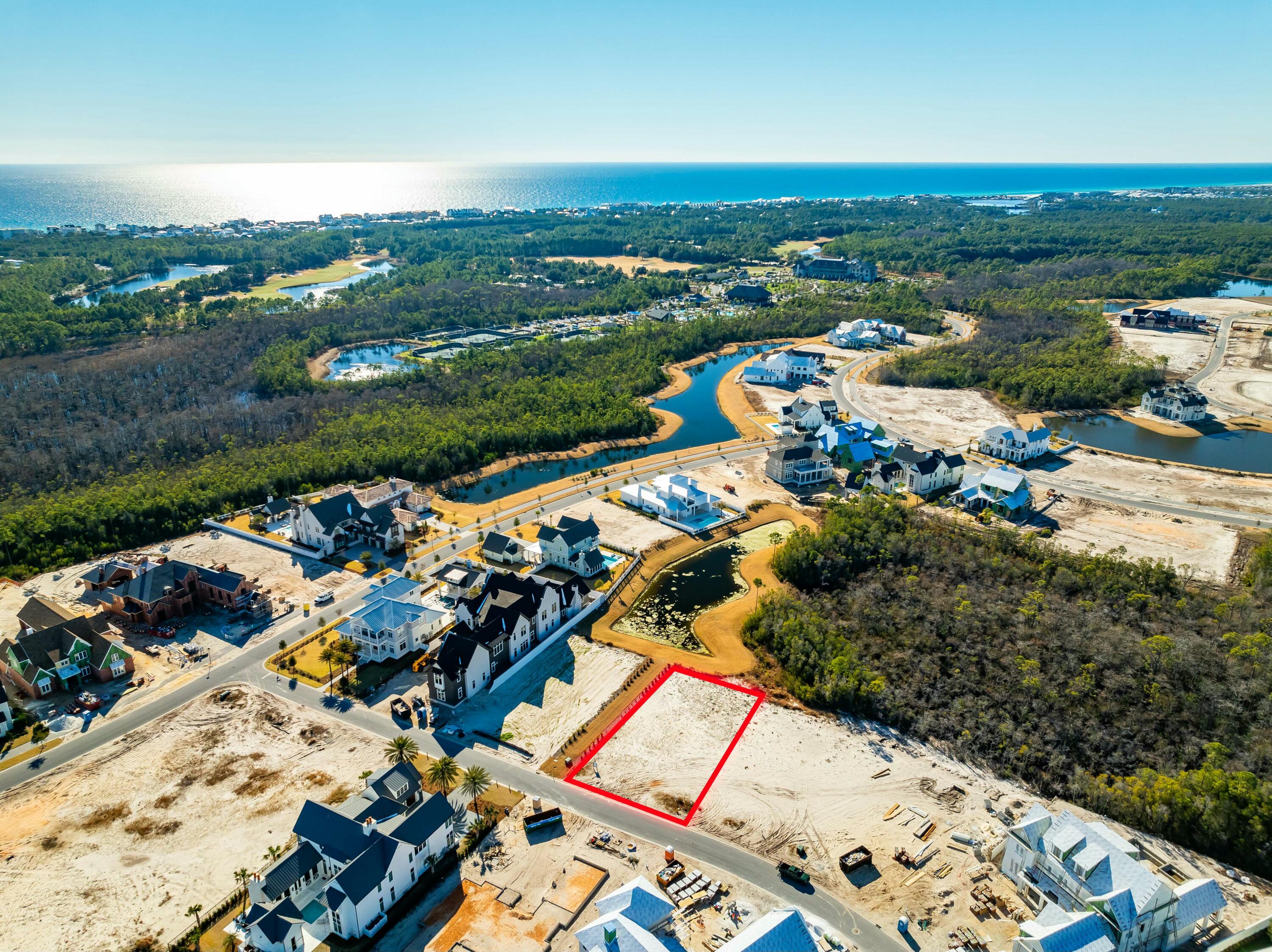 Lot 217 Quail Hollow Inlet Beach, FL 32461 - Photo 6 of 26 an aerial view of residential houses with outdoor space