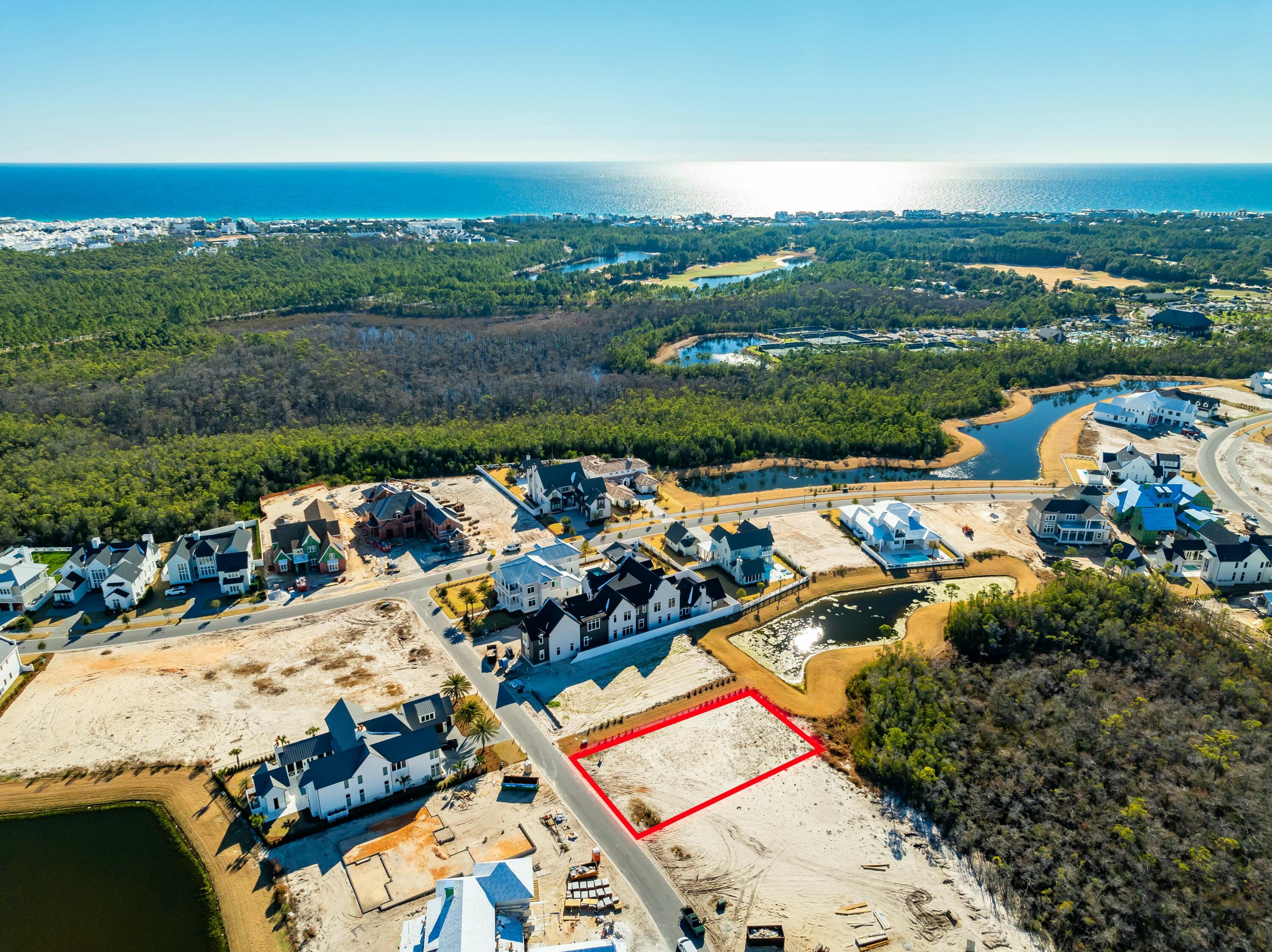 Lot 217 Quail Hollow Inlet Beach, FL 32461 - Photo 7 of 26 an outdoor view of a lake with a mountain view