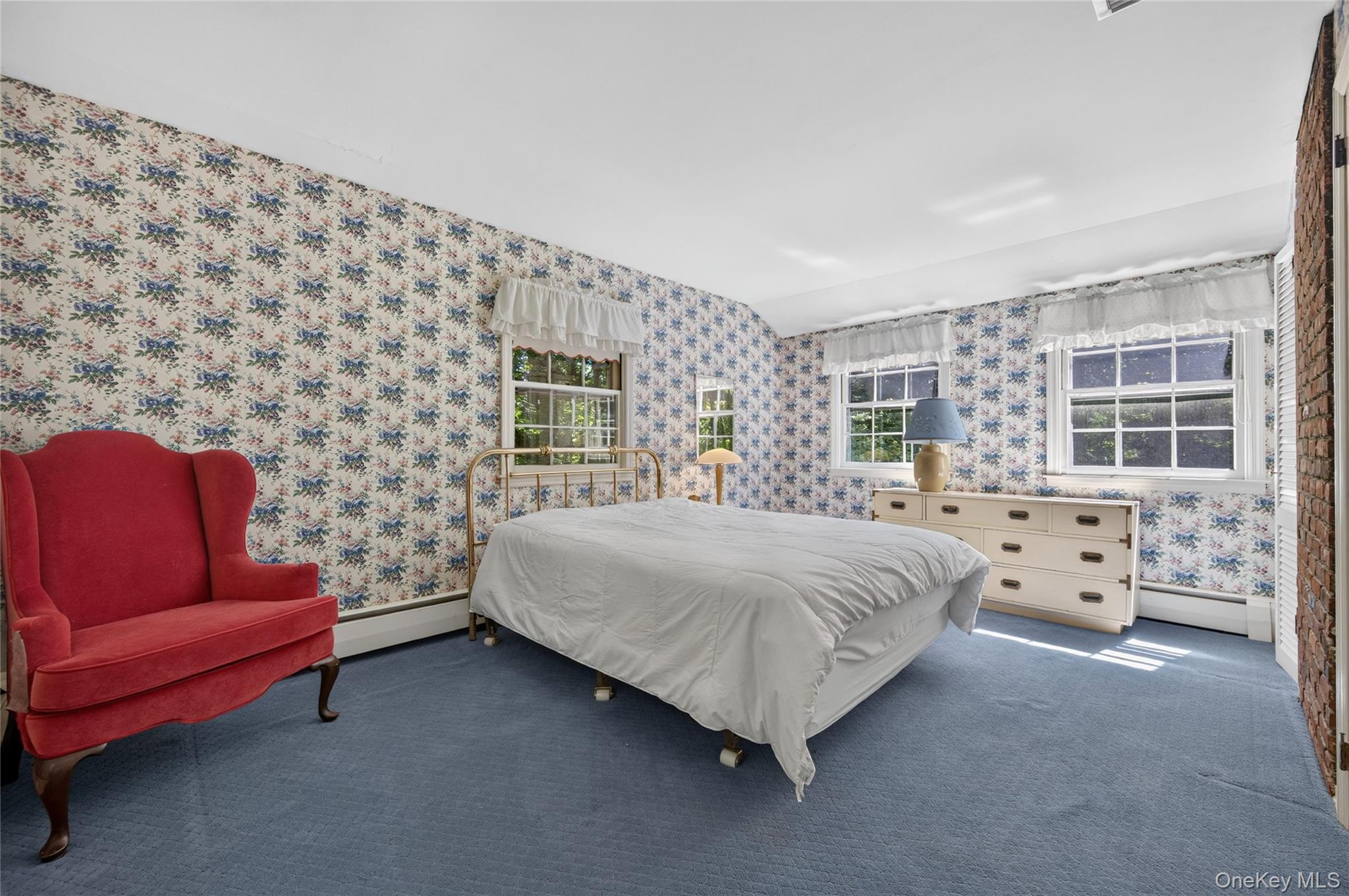 325 Birch Hill Road Locust Valley, NY 11560 - Photo 14 of 18 Blue Bedroom off Sitting Room